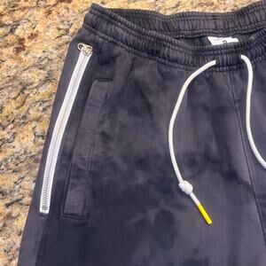 Nike Hardwood Peace Love Basketball Sweatpants Medium Tie Dye Black